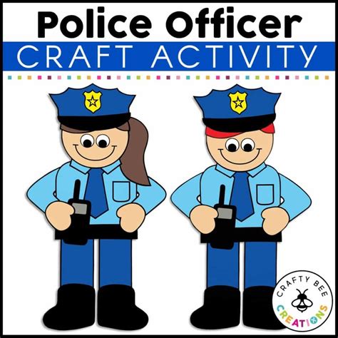 Police Officer Printable Craft